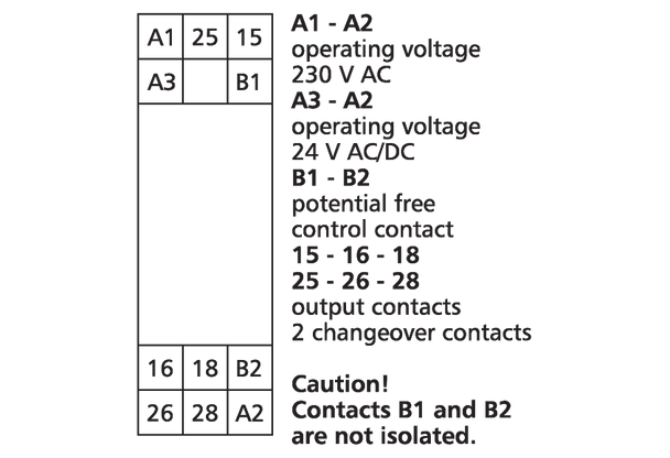 Metz Connect 110310412231. MFRk-E12, 230 V AC / 24 V AC/DC, 0,1 min-10 h