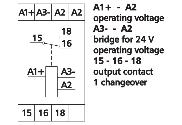 Metz Connect 11067441203030. TERk-E08, 230 V AC, 24 V AC/DC tp 0,15-800 s, ti 0,15-800 s