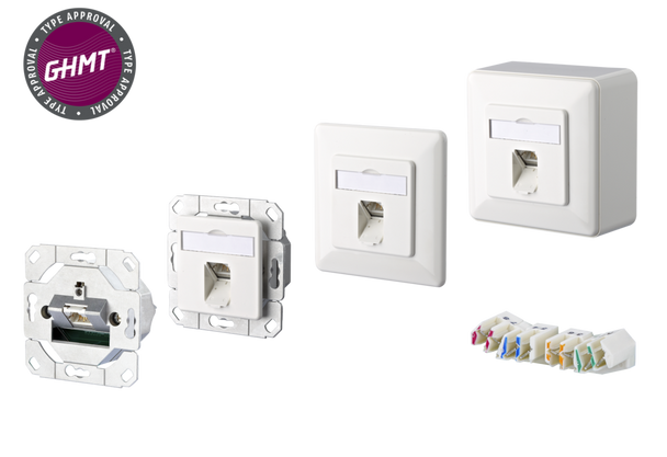 Metz Connect  Wall outlets E-DAT C6A | American Cable Assemblies