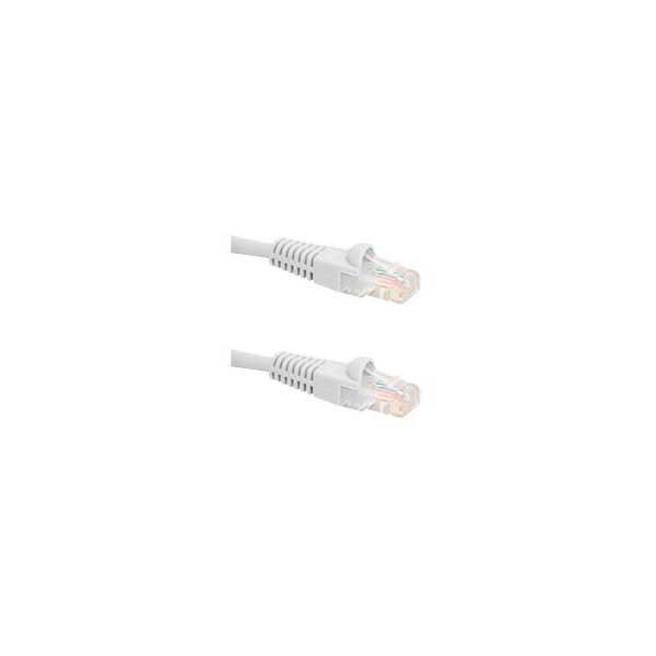 SR Component 73-6696-15 Cat5e Network Patch Cable with Boots, White, 14FT | American Cable Assemblies