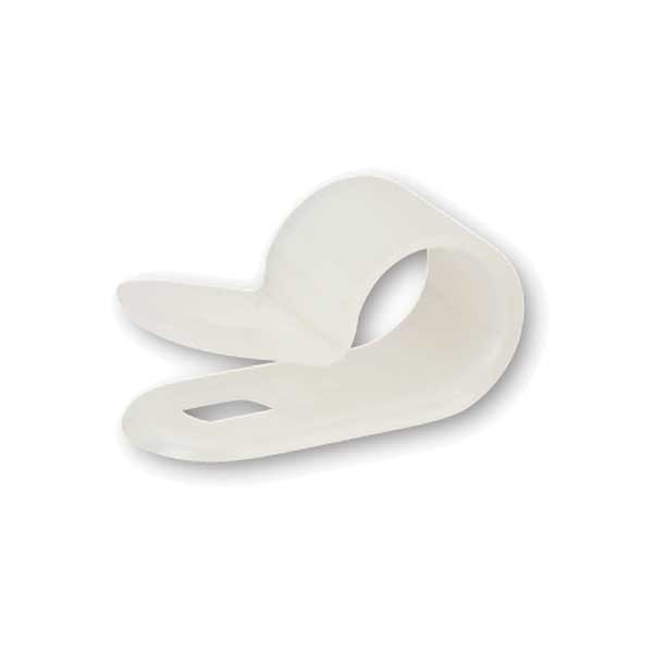 SR Component CC38N SR Components CC38N .187" x .375" Natural Cable Clamp 100-Pack | American Cable Assemblies