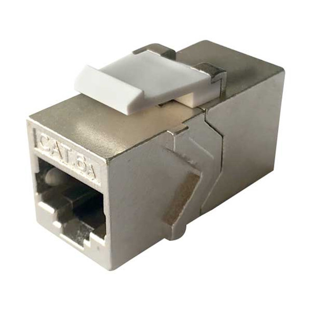 SR Component C6AICKS SR Components C6AICKS Shielded Cat6a Inline Coupler Keystone Insert | American Cable Assemblies
