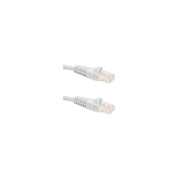 SR Component C6UAW-07 Cat6 Network Patch Cable with Boots, White, 7FT | American Cable Assemblies