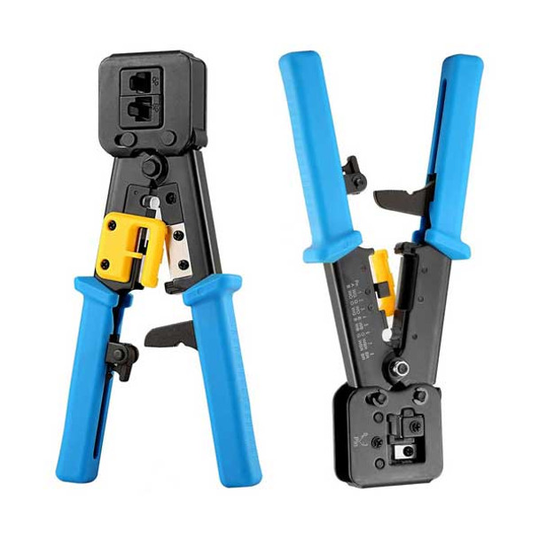 SR Component RJ45TOOLPS SR Components RJ45TOOLPS RJ45 Pass Through Connector Crimp Tool | American Cable Assemblies