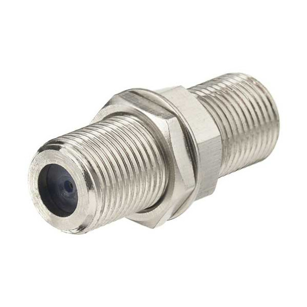 SR Component FBJTP F-Type Inline Splice with Nut & Washer, Coupler | American Cable Assemblies