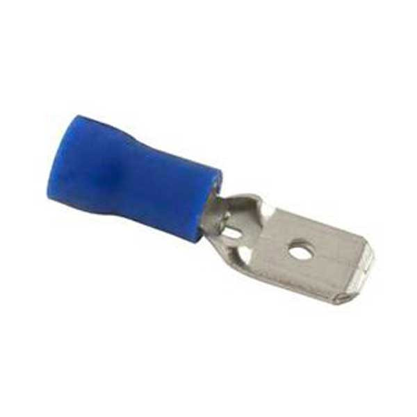 SR Component MQD-6IP Blue Vinyl Insulated Male Quick Disconnects 16-14 AWG 8pc | American Cable Assemblies