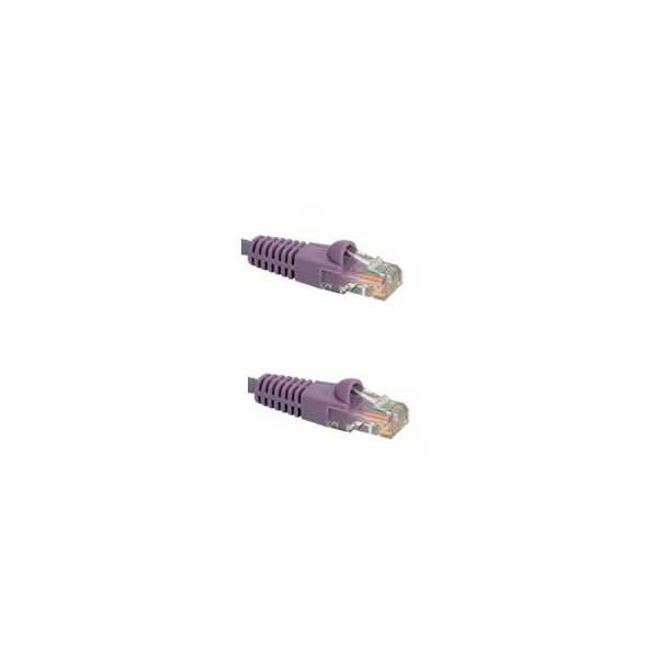 SR Component 73-6686-3 Cat5e Network Patch Cable with Boots, Purple, 3FT | American Cable Assemblies
