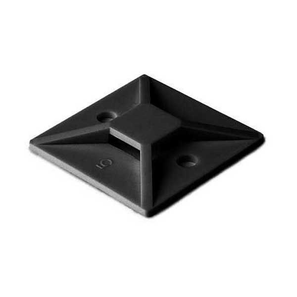 SR Component WM-ABB-D SR Components WM-ABB-D 1in x 1in Black Adhesive Backed Mount 500-Pack | American Cable Assemblies