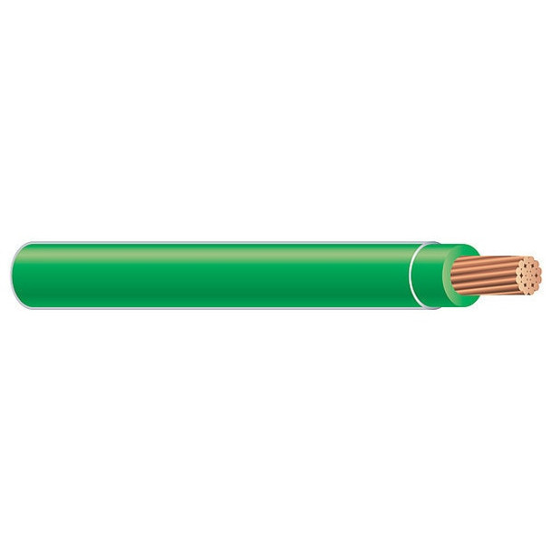 Southwire 20497450 Building Wire,  THHN,  6 AWG,  100 ft,  Green,  Nylon Jacket,  PVC Insulation | American Cable Assemblies