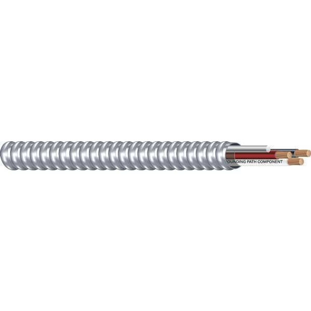 Southwire 55527701 10 AWG 3 Conductor Solid Metal Clad Armored Cable 600V SLVR | American Cable Assemblies