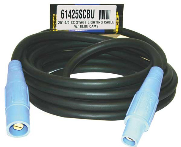 Southwire 61425SCBU Cam Lock Extension Cord,  400A,  CL40FBU,  4/0 | American Cable Assemblies