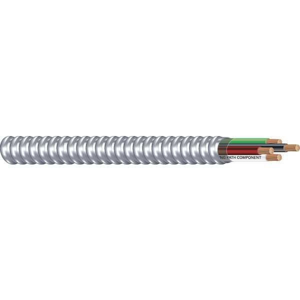 Southwire 69115423 12 AWG 3 Conductor Stranded Metal Clad 600V 100 ft. SLVR | American Cable Assemblies