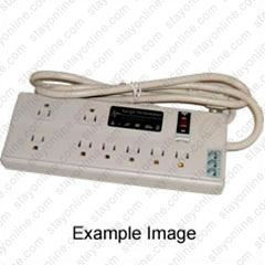 SurgExpert Surge Protector NEMA 5-15 Plug to 8x5-15 Receptacles 7 Foot Cord