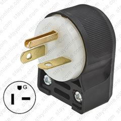 HUBBELL HBL5466CA AC Plug NEMA 6-20 Male Angled