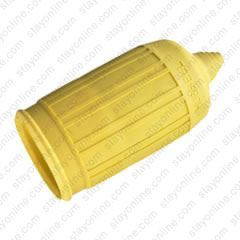 HUBBELL HBL60CM32 Cover for Twist Lock 20/30 Amp 3 Wire Connector to a Cord Yellow