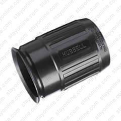 HUBBELL HBL20424B Cover for Twist Lock 30 Amp HUBBELLock Connector to a Cord Black