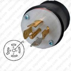 HUBBELL HBL2521 AC Plug NEMA L22-20 Male