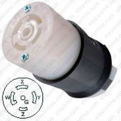 HUBBELL HBL2833 AC Connector NEMA L23-30 Female