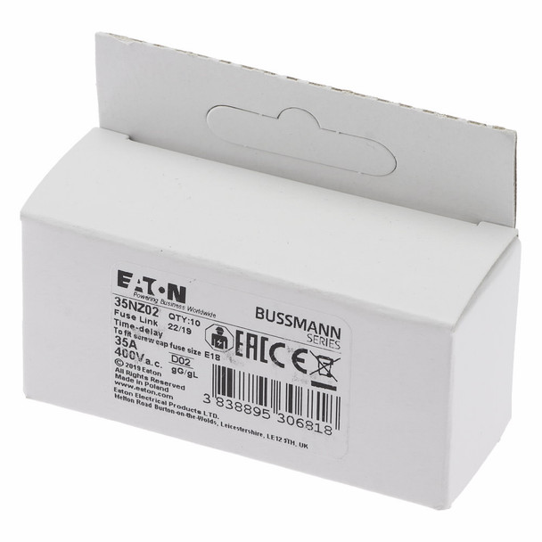 Bussmann 35NZ02 Fuse Link