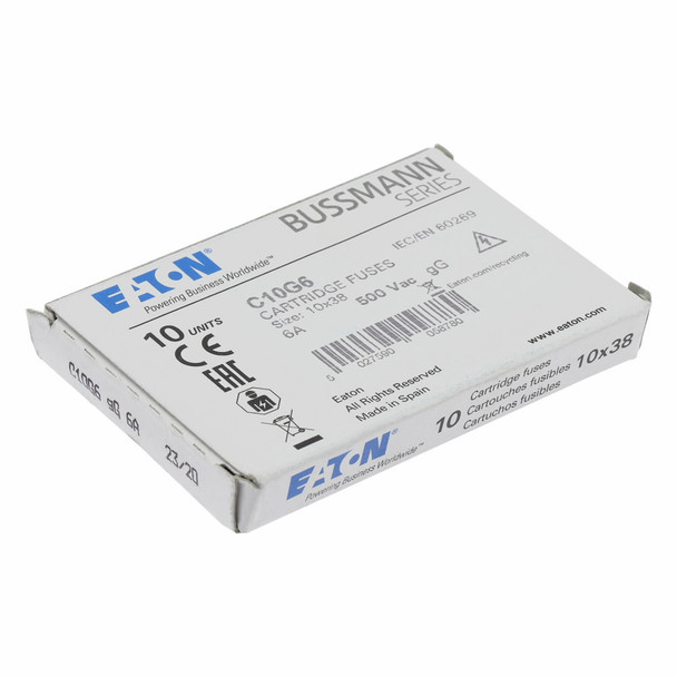 Bussmann C10G6 Industrial Fuse