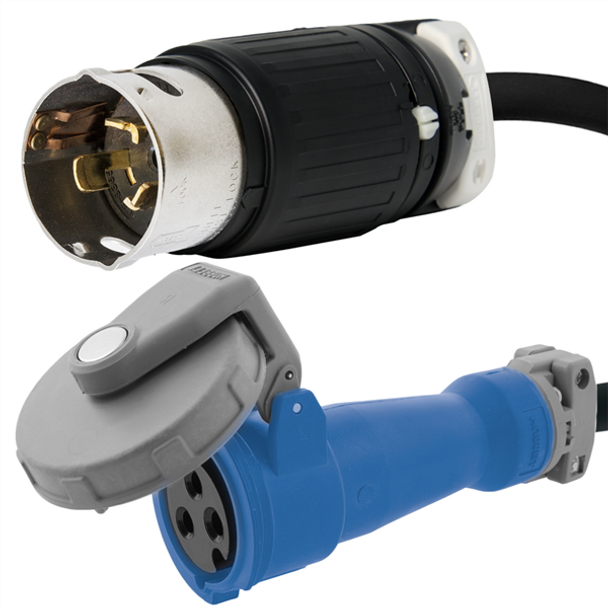 Iron Box IBX-6068 CA Style CS8265C to 360C6W Plug Adapter Power Cord | American Cable Assemblies