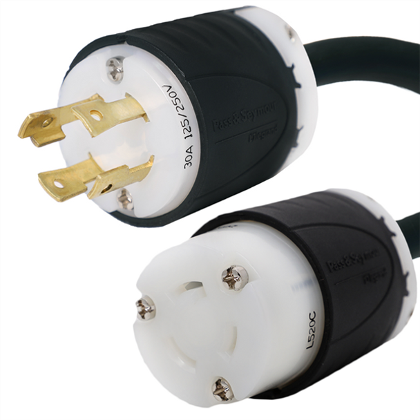 Iron Box IBX-9521 L14-30P to L5-20R Plug Adapter Power Cord | American Cable Assemblies