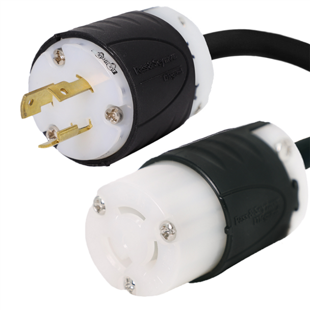 Iron Box IBX-6216 L5-20P to L5-15R Plug Adapter Power Cord | American Cable Assemblies