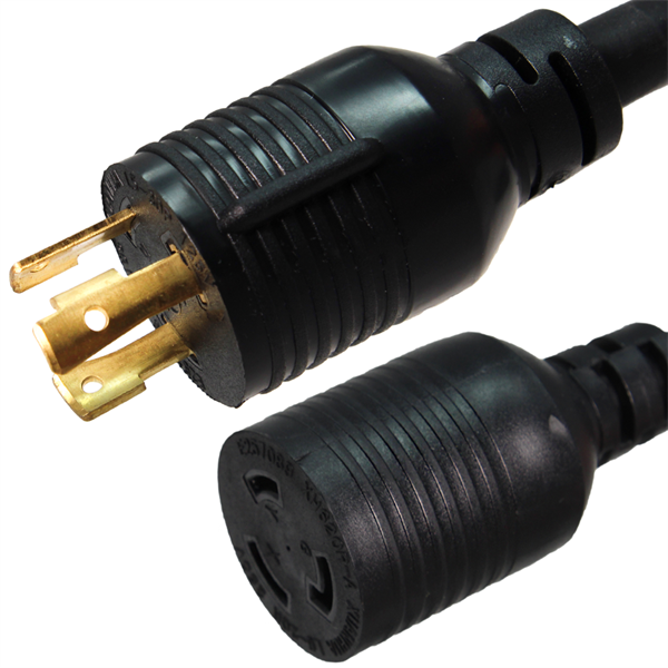 Iron Box IBX-3661 L5-30P to L5-20R Plug Adapter Power Cord | American Cable Assemblies