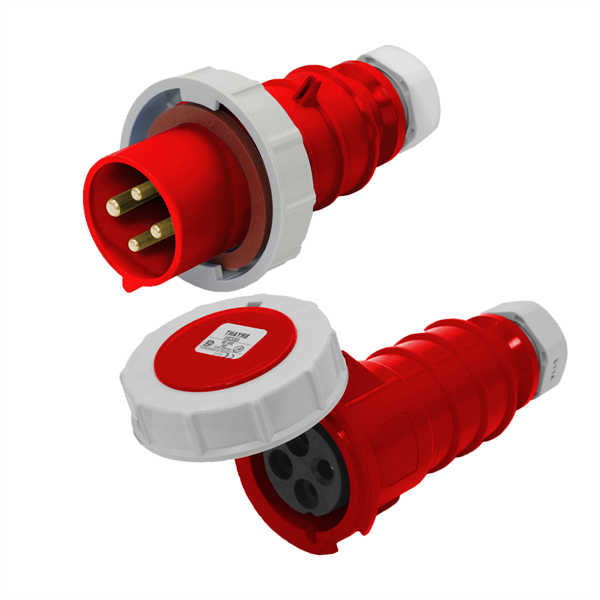 Iron Box IBX-41593-XX 3100P7W to 3100C7W Pin and Sleeve Extension Power Cable  Rated 100A, 480V | American Cable Assemblies