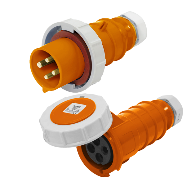 Iron Box IBX-41561-XX 420P12W to 420C12W Pin and Sleeve Extension Power Cable  Rated 20A, 125/250V | American Cable Assemblies