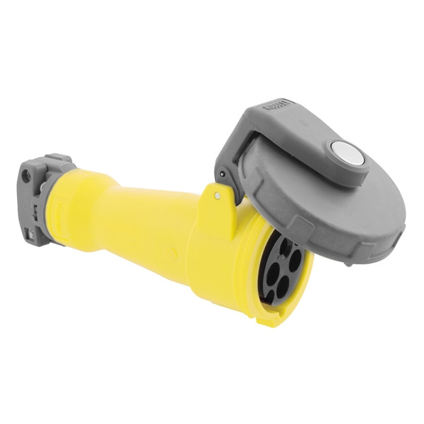 Iron Box HBL3100C4W Hubbell HBL3100C4W Pin and Sleeve Connector 100A/125V | American Cable Assemblies