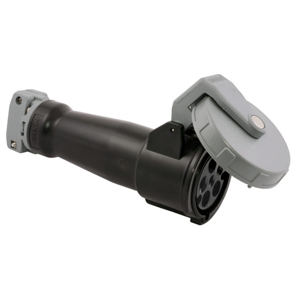 Iron Box HBL5100C5W Hubbell HBL5100C5W 100A, 347-600V, 4-Pole Pin and Sleeve Connector | American Cable Assemblies