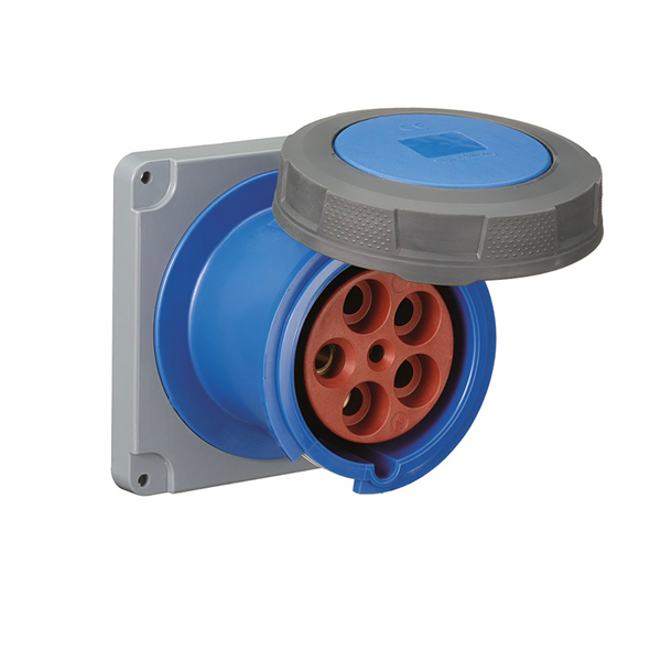 Iron Box ME3100R6W Mennekes ME3100R6W 100A, 250V 2-Pole Outlet | American Cable Assemblies