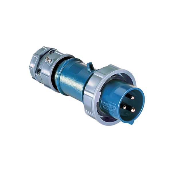 Iron Box ME520P9W Mennekes ME520P9W 20A, 120/208V, 4-Pole Plug | American Cable Assemblies