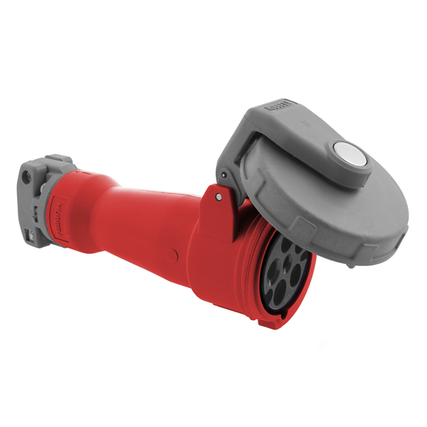 Iron Box HBL516C6W Hubbell HBL516C6W 16A, 220-380/240-415V, 4-Pole Pin and Sleeve Connector | American Cable Assemblies