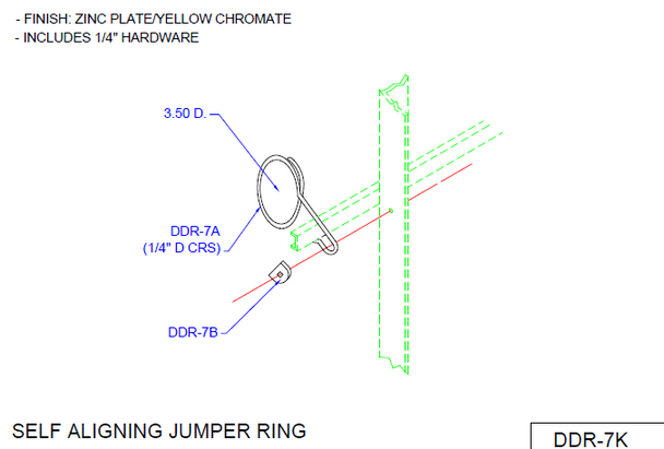 Moreng Telecom DDR-7K Self-Aligning Jumper Ring Kit | American Cable Assemblies