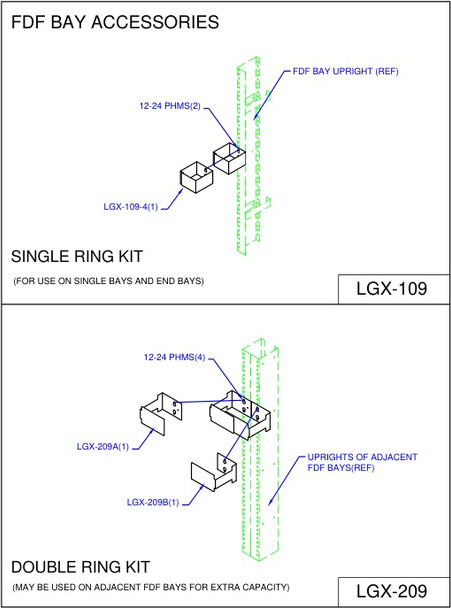 Moreng Telecom LGX-109 Front Jumper Retainer Bracket | American Cable Assemblies