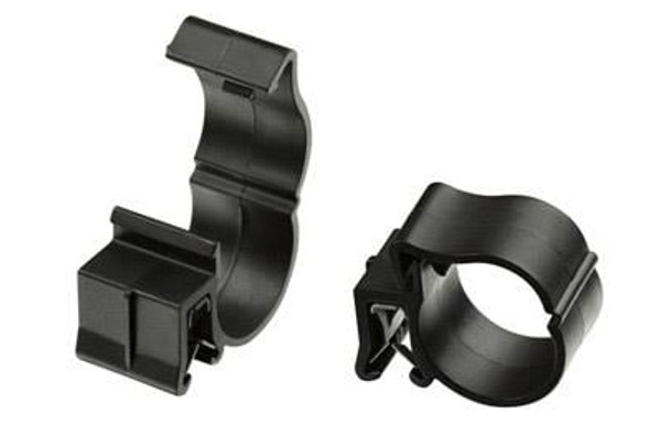 Heyco 14250 Heyco Heyco Edge Clip Side-Mount Perpendicular Clamp EC13SMPE-630 BLACK | American Cable Assemblies