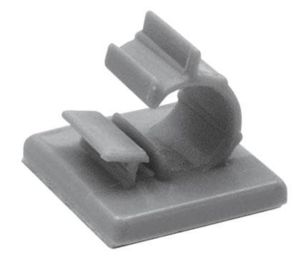 Heyco 3858 Cable Mounting & Accessories WCA 250-750 GRAY LOCK REL WIRE CLIP | American Cable Assemblies