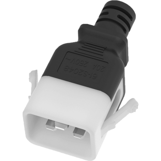 20K13-H-072 - 6FT Black Secure-Lock/P-Lock IEC320 C20 Locking to IEC320 C13 15A 250V | American Cable Assemblies