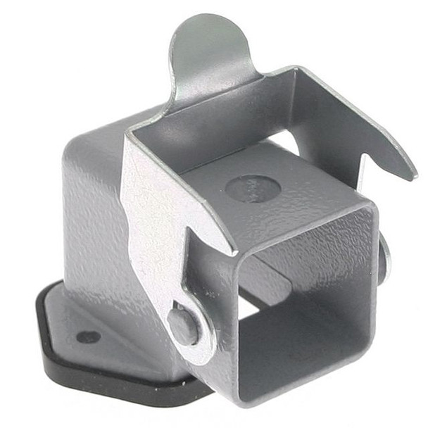 Mencom CKA-03IA Standard, Rectangular Base, Angled Bulkhead mount, size 21.21, Single Latch | American Cable Assemblies