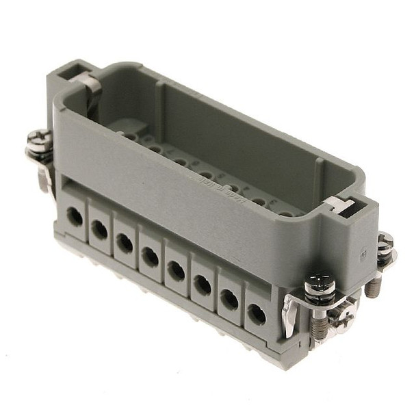 Mencom CDCM-16 Standard, CDC series, Male Rectangular Insert, size 66.16, 16 pin, 16 amp, Crimp | American Cable Assemblies