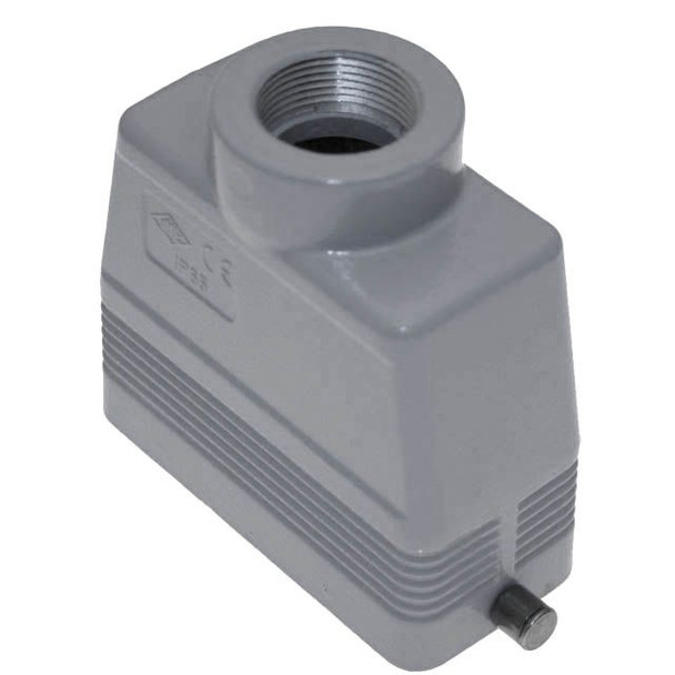 Mencom CAV-16L21 Standard, Rectangular Hood, size 77.27, 2 Pegs, Top PG21 cable entry, High Construction | American Cable Assemblies