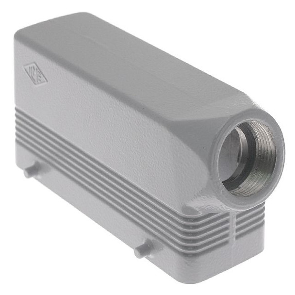 Mencom CHO-24 Standard, Rectangular Hood, size 104.27, 4 Pegs, Side PG21 cable entry | American Cable Assemblies