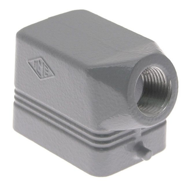 Mencom CHOT-06.4L Standard, Rectangular Hood, size 44.27, 2 Pegs, Side .5-NPT cable entry | American Cable Assemblies