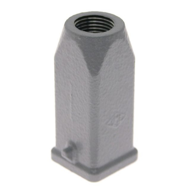 Mencom CKAT-03.3V Standard, Rectangular Hood, size 21.21, 2 Pegs, Top 3/8 NPT cable entry | American Cable Assemblies