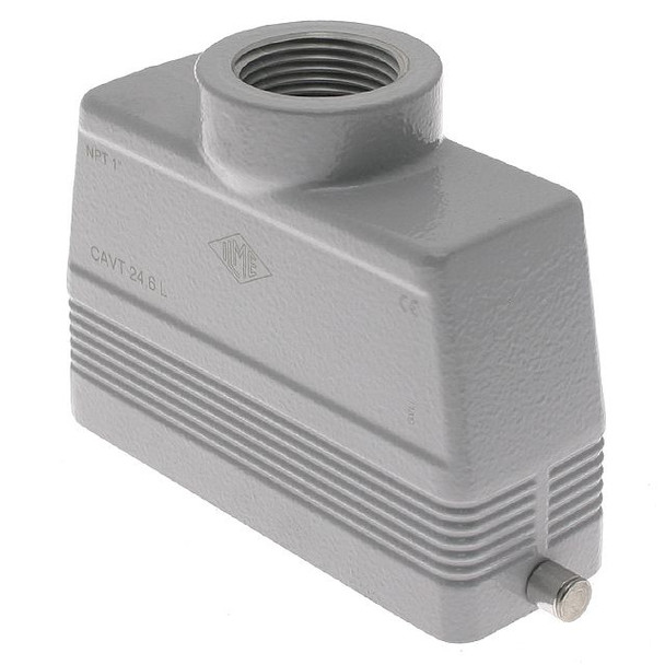 Mencom CAVT-24.6L Standard, Rectangular Hood, size 104.27, 2 Pegs, Top 1.0-NPT cable entry, High Construction | American Cable Assemblies
