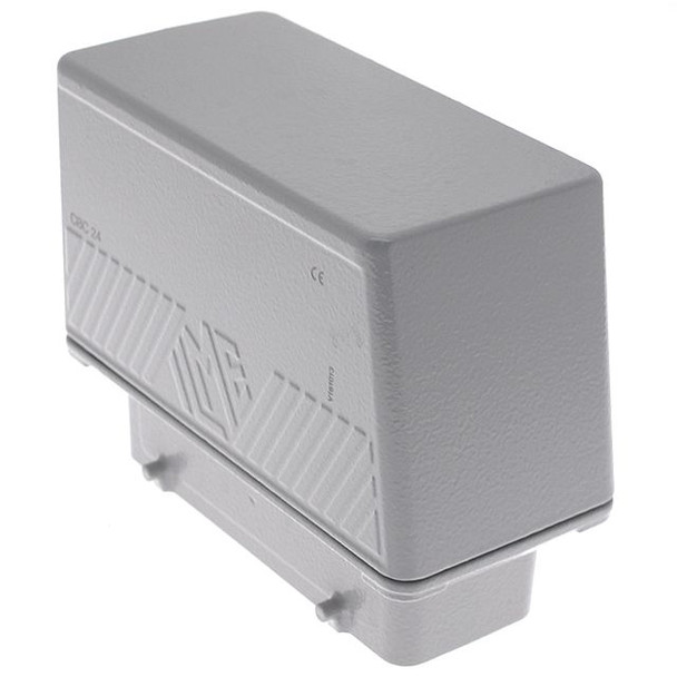 Mencom CBC-24 Big Rectangular Hood, size 104.27, 4 Pegs, Without cable entry | American Cable Assemblies