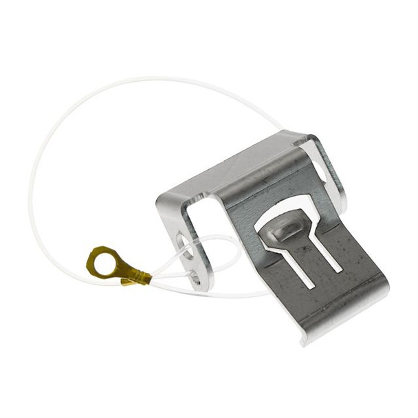 Mencom CR-CLK Locking device, with Eyelet, for Bulkhead Housings with Double Levers, Stainless Steel | American Cable Assemblies