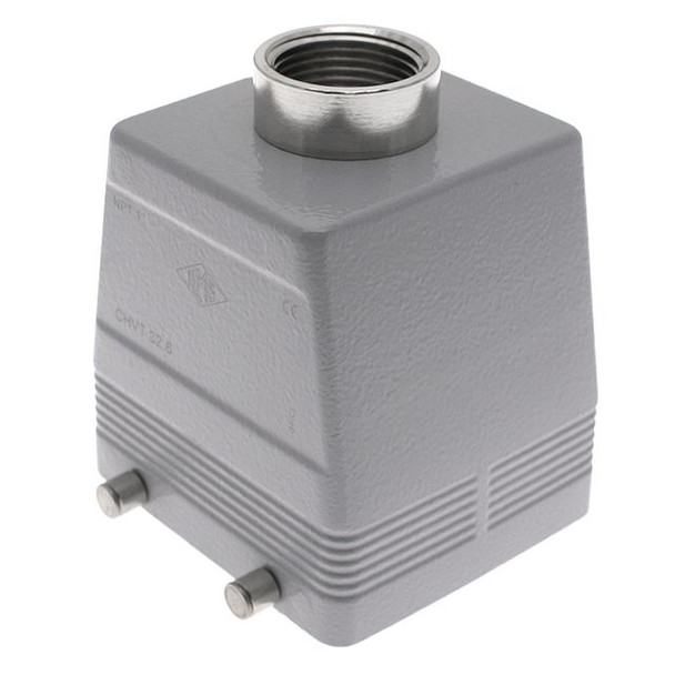 Mencom CHVT-32.6 Standard, Rectangular Hood, size 77.62, 4 Pegs, Top 1.0-NPT cable entry | American Cable Assemblies